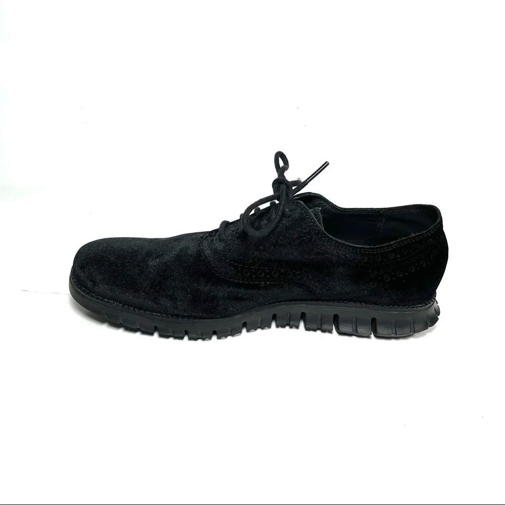 Cole Haan‎ Grand OS Men’s Wingtip Oxfords Black Velvet Size 8.5 M